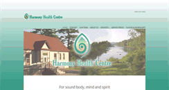 Desktop Screenshot of harmonyhealthcentre.org